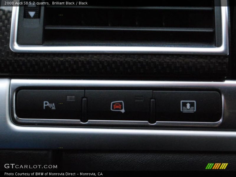 Brilliant Black / Black 2008 Audi S8 5.2 quattro