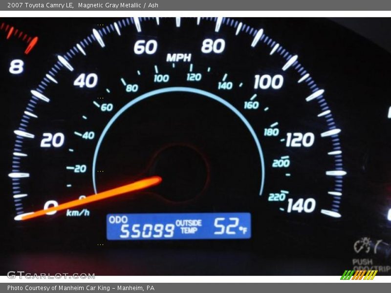 Magnetic Gray Metallic / Ash 2007 Toyota Camry LE