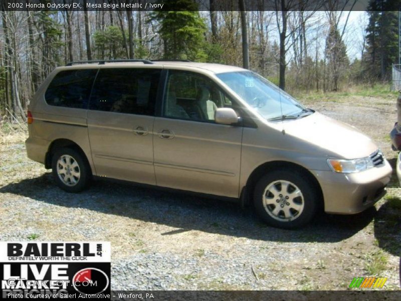 Mesa Beige Metallic / Ivory 2002 Honda Odyssey EX