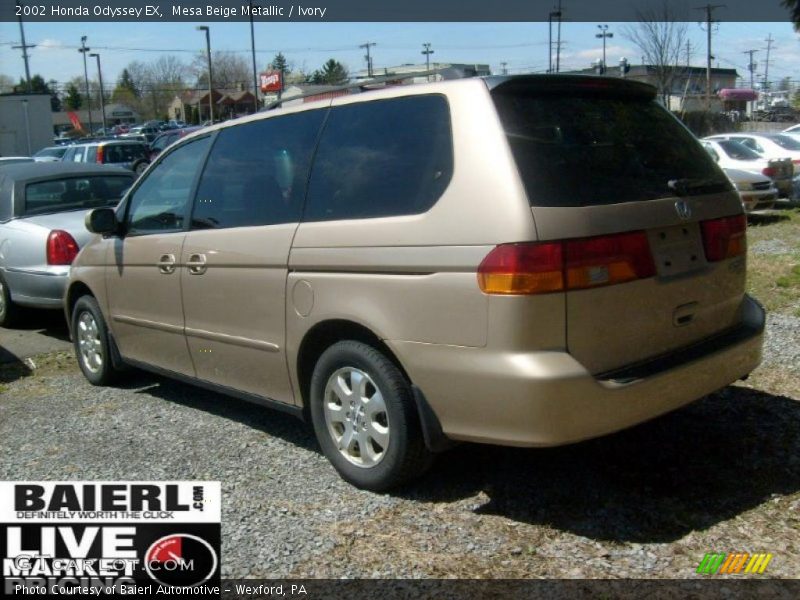 Mesa Beige Metallic / Ivory 2002 Honda Odyssey EX