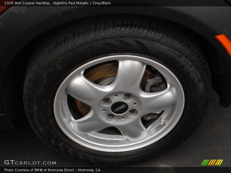 Nightfire Red Metallic / Grey/Black 2008 Mini Cooper Hardtop