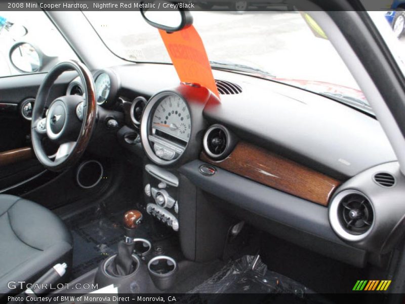 Nightfire Red Metallic / Grey/Black 2008 Mini Cooper Hardtop