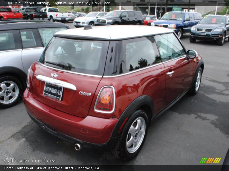 Nightfire Red Metallic / Grey/Black 2008 Mini Cooper Hardtop