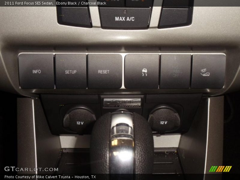 Ebony Black / Charcoal Black 2011 Ford Focus SES Sedan