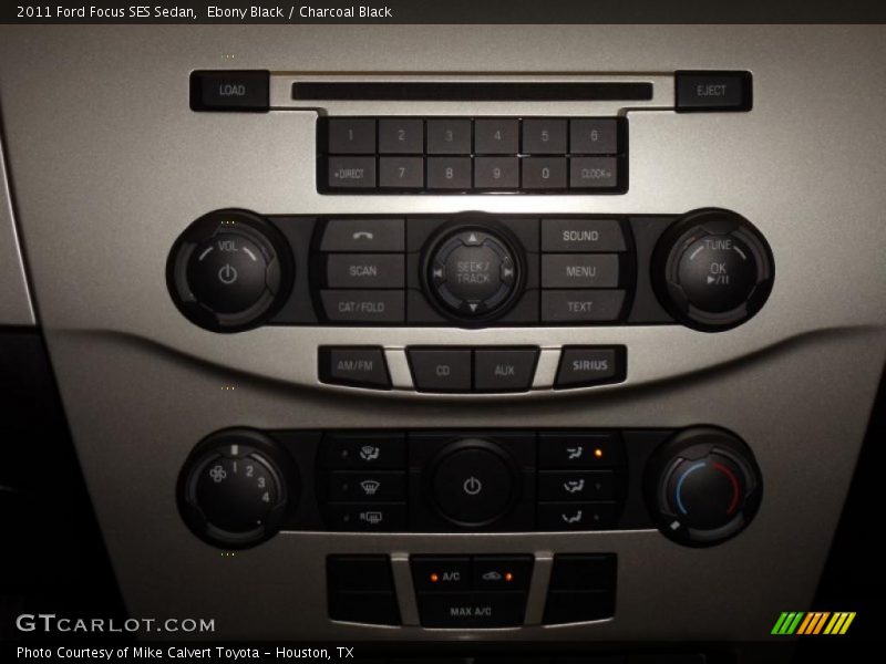 Ebony Black / Charcoal Black 2011 Ford Focus SES Sedan