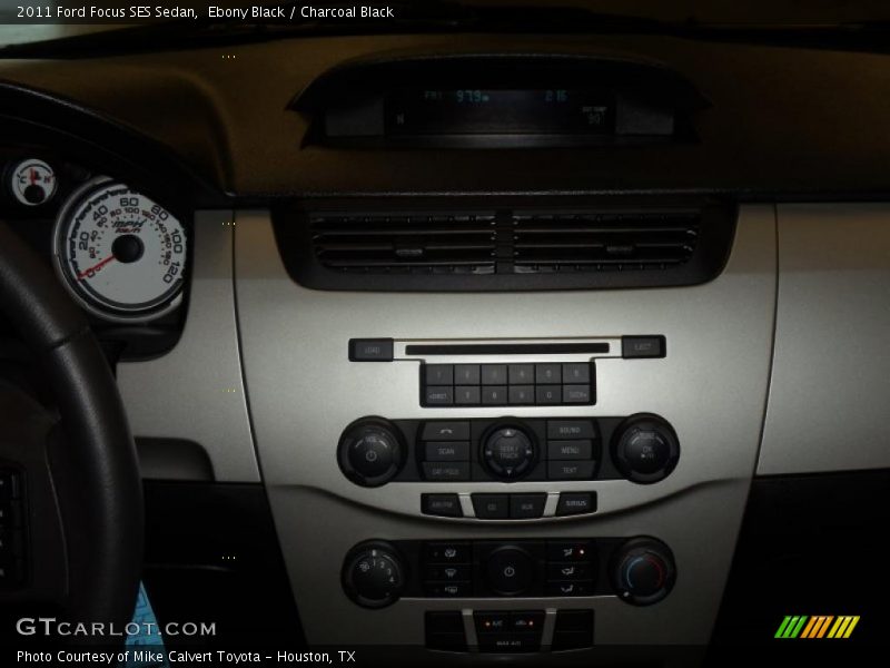 Ebony Black / Charcoal Black 2011 Ford Focus SES Sedan