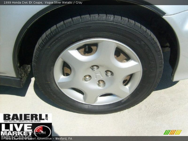 Vogue Silver Metallic / Gray 1999 Honda Civic EX Coupe