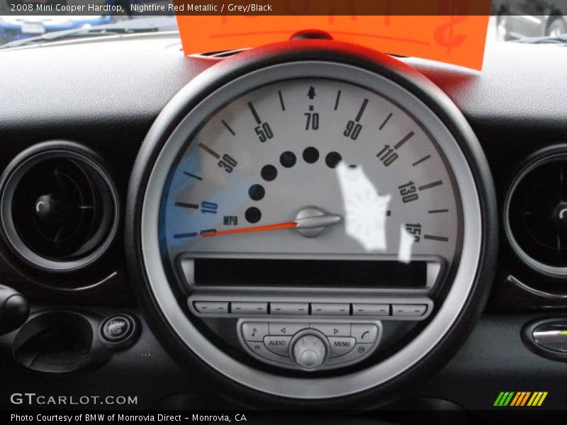 Nightfire Red Metallic / Grey/Black 2008 Mini Cooper Hardtop