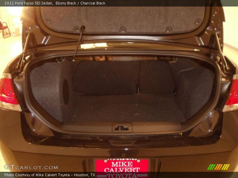 Ebony Black / Charcoal Black 2011 Ford Focus SES Sedan