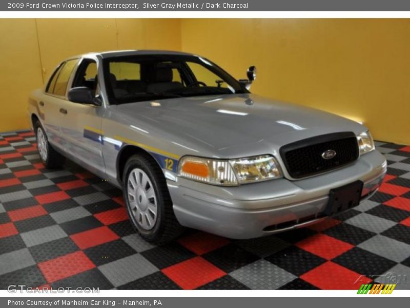 Silver Gray Metallic / Dark Charcoal 2009 Ford Crown Victoria Police Interceptor