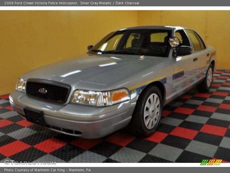 Silver Gray Metallic / Dark Charcoal 2009 Ford Crown Victoria Police Interceptor