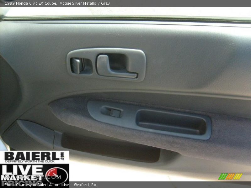 Vogue Silver Metallic / Gray 1999 Honda Civic EX Coupe