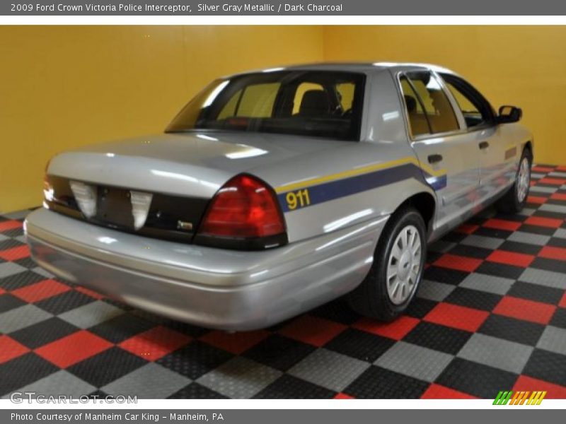 Silver Gray Metallic / Dark Charcoal 2009 Ford Crown Victoria Police Interceptor