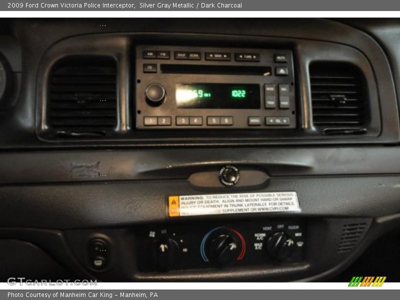 Controls of 2009 Crown Victoria Police Interceptor