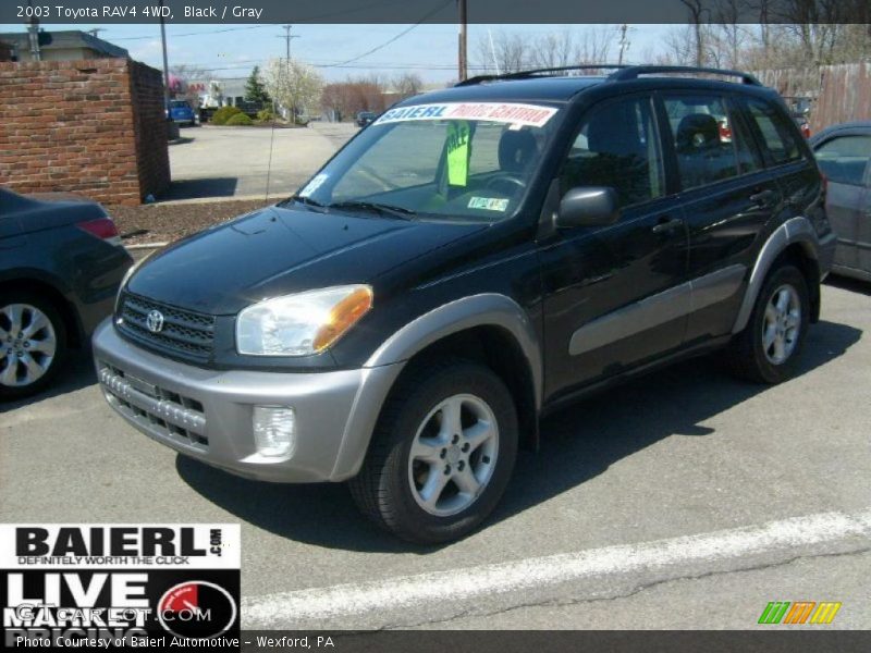 Black / Gray 2003 Toyota RAV4 4WD