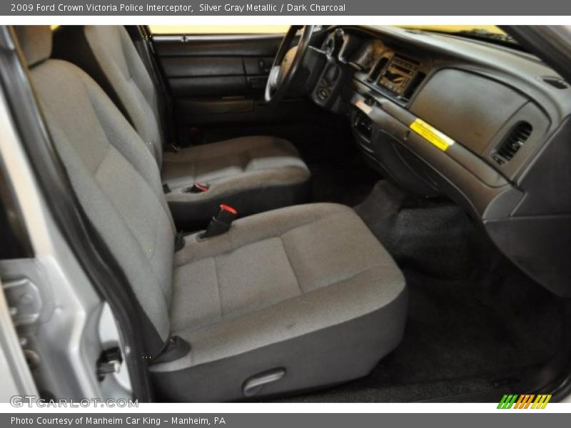 Silver Gray Metallic / Dark Charcoal 2009 Ford Crown Victoria Police Interceptor