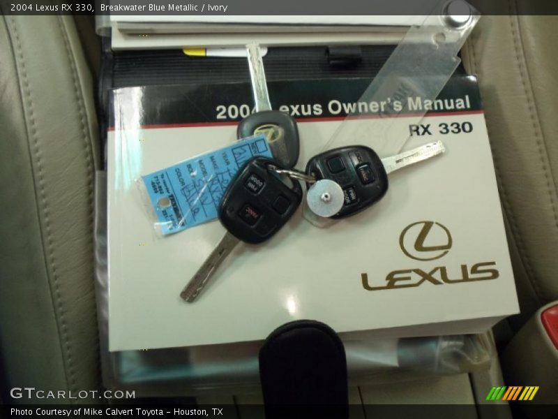 Breakwater Blue Metallic / Ivory 2004 Lexus RX 330