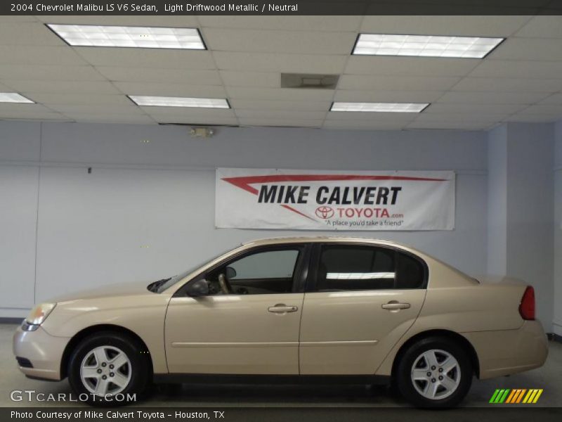 Light Driftwood Metallic / Neutral 2004 Chevrolet Malibu LS V6 Sedan