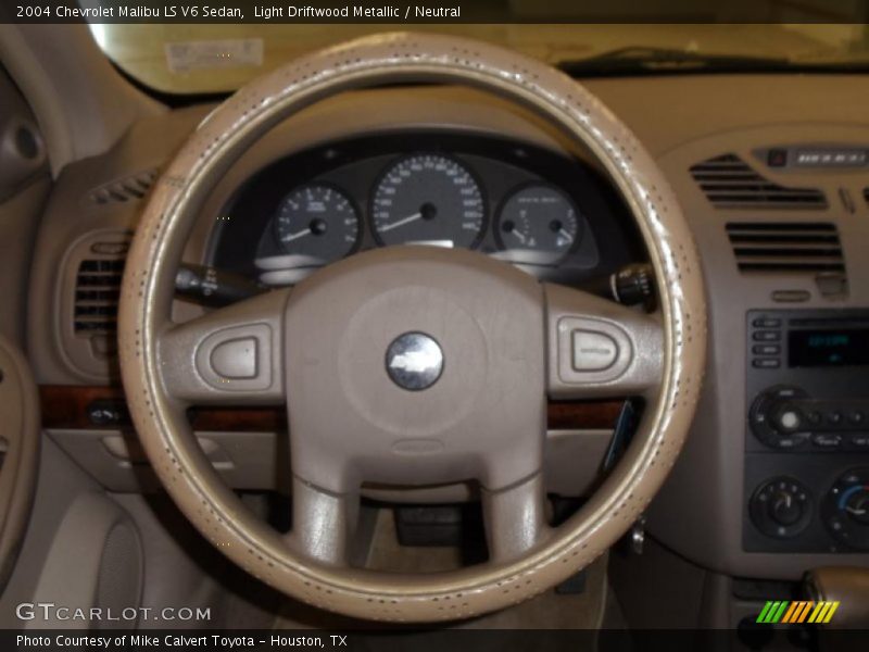 Light Driftwood Metallic / Neutral 2004 Chevrolet Malibu LS V6 Sedan