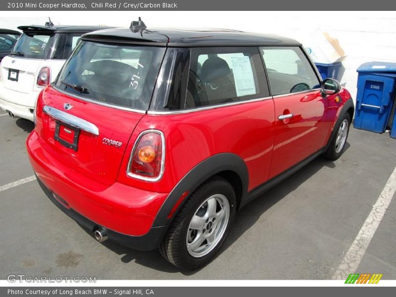 Chili Red / Grey/Carbon Black 2010 Mini Cooper Hardtop