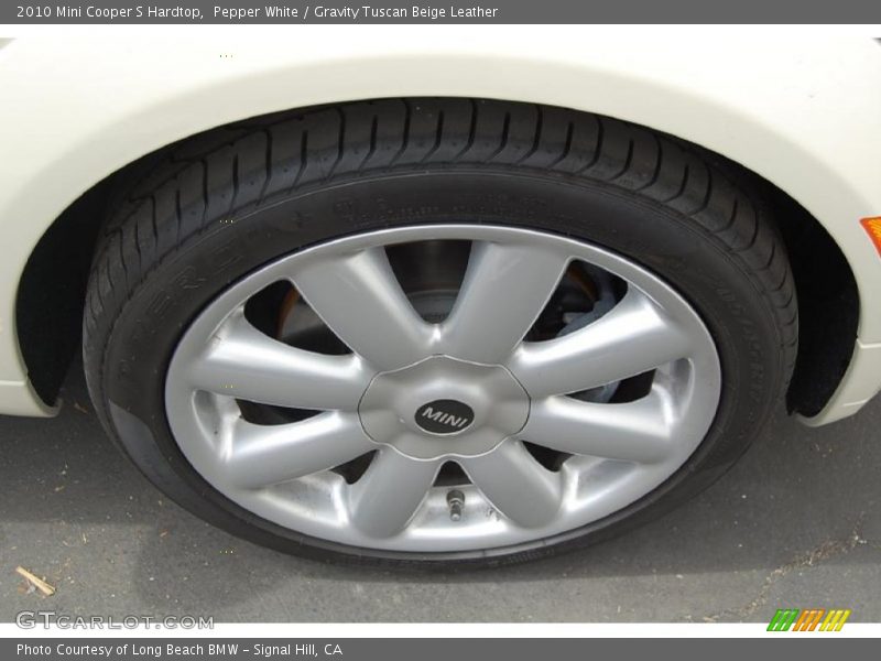 Pepper White / Gravity Tuscan Beige Leather 2010 Mini Cooper S Hardtop
