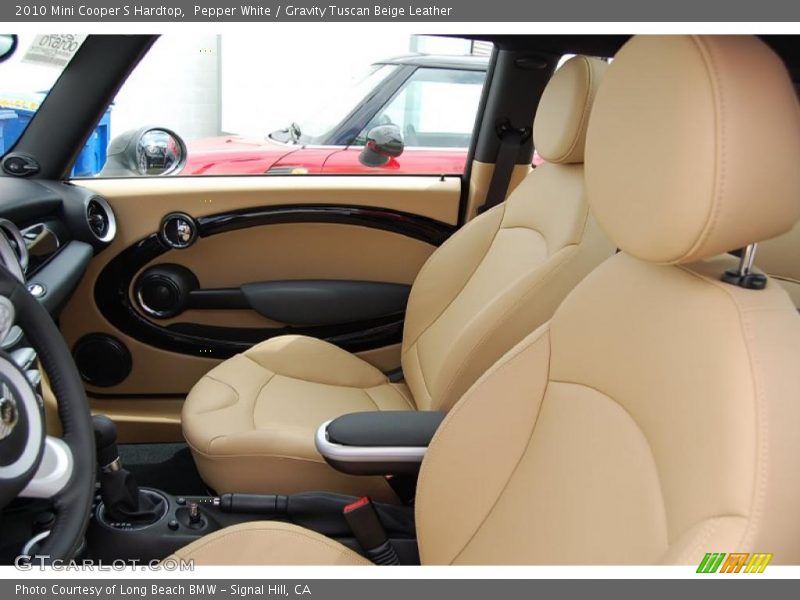  2010 Cooper S Hardtop Gravity Tuscan Beige Leather Interior