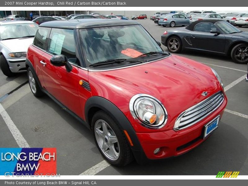 Chili Red / Carbon Black/Carbon Black 2007 Mini Cooper Hardtop