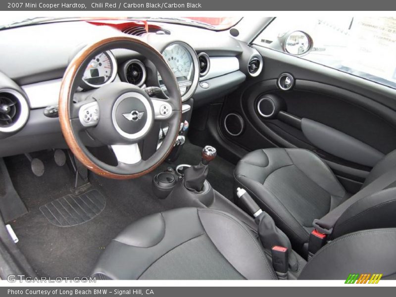 Chili Red / Carbon Black/Carbon Black 2007 Mini Cooper Hardtop