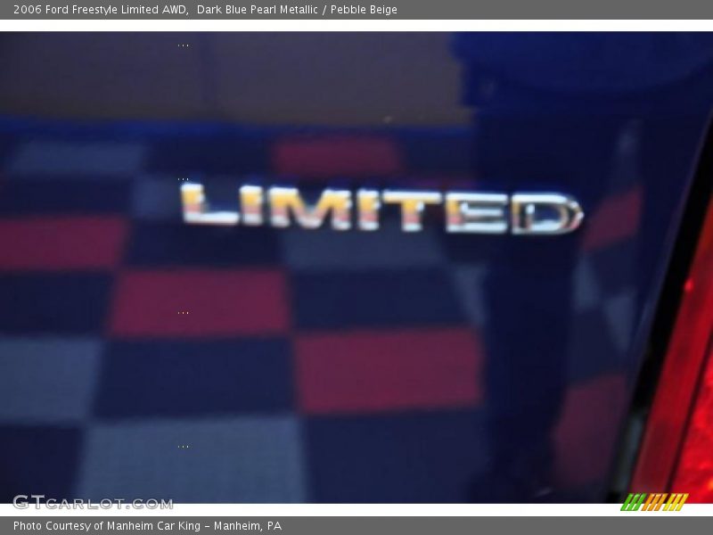 Dark Blue Pearl Metallic / Pebble Beige 2006 Ford Freestyle Limited AWD