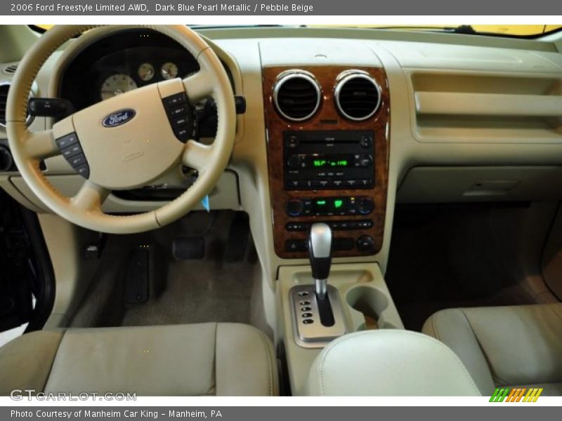 Dark Blue Pearl Metallic / Pebble Beige 2006 Ford Freestyle Limited AWD