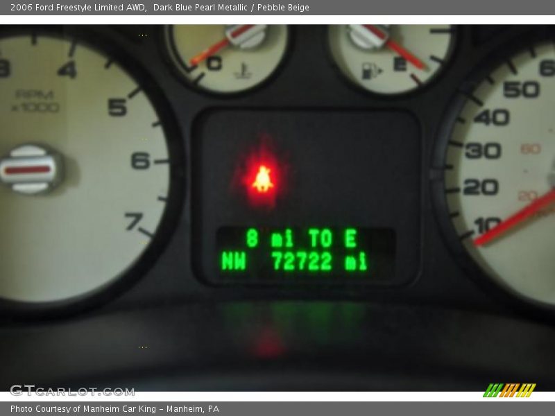 Dark Blue Pearl Metallic / Pebble Beige 2006 Ford Freestyle Limited AWD