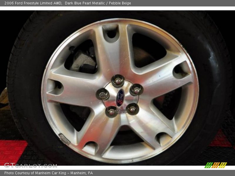 Dark Blue Pearl Metallic / Pebble Beige 2006 Ford Freestyle Limited AWD