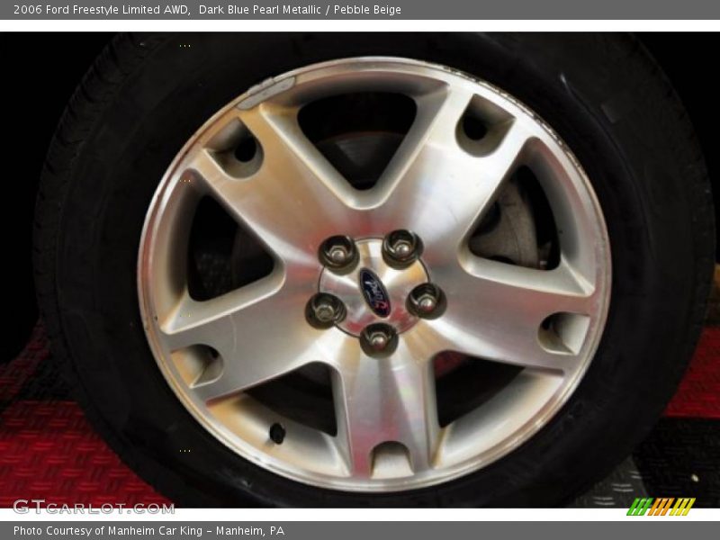 Dark Blue Pearl Metallic / Pebble Beige 2006 Ford Freestyle Limited AWD