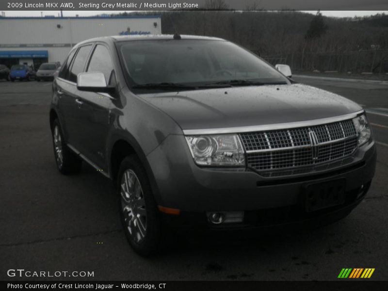 Sterling Grey Metallic / Medium Light Stone 2009 Lincoln MKX AWD