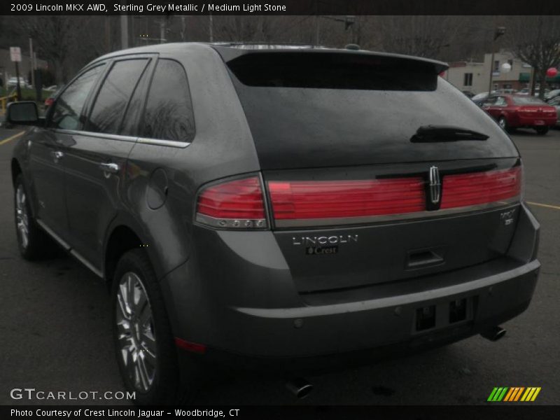 Sterling Grey Metallic / Medium Light Stone 2009 Lincoln MKX AWD