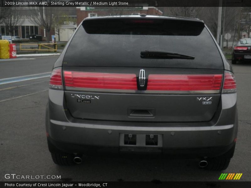 Sterling Grey Metallic / Medium Light Stone 2009 Lincoln MKX AWD