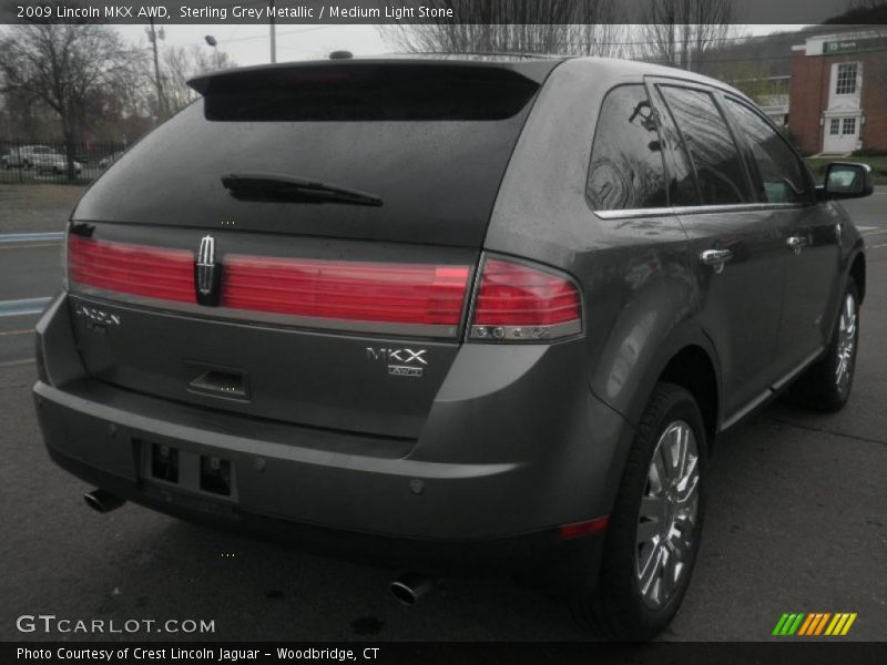 Sterling Grey Metallic / Medium Light Stone 2009 Lincoln MKX AWD