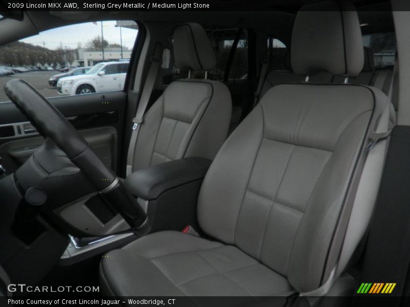 Sterling Grey Metallic / Medium Light Stone 2009 Lincoln MKX AWD
