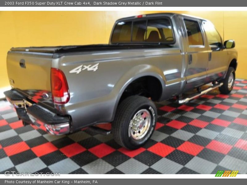 Dark Shadow Grey Metallic / Dark Flint 2003 Ford F350 Super Duty XLT Crew Cab 4x4