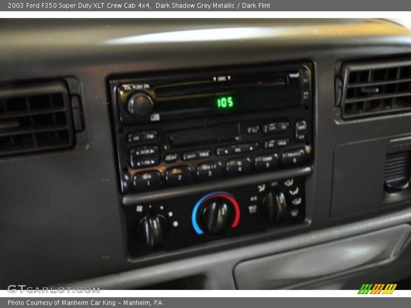 Dark Shadow Grey Metallic / Dark Flint 2003 Ford F350 Super Duty XLT Crew Cab 4x4