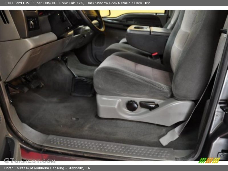 Dark Shadow Grey Metallic / Dark Flint 2003 Ford F350 Super Duty XLT Crew Cab 4x4