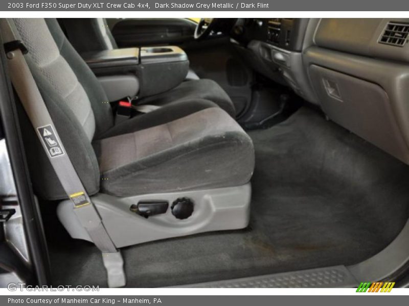 Dark Shadow Grey Metallic / Dark Flint 2003 Ford F350 Super Duty XLT Crew Cab 4x4