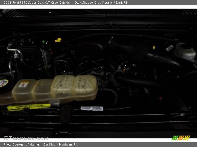 Dark Shadow Grey Metallic / Dark Flint 2003 Ford F350 Super Duty XLT Crew Cab 4x4