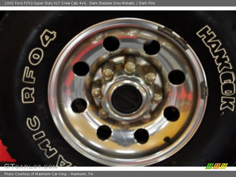 Dark Shadow Grey Metallic / Dark Flint 2003 Ford F350 Super Duty XLT Crew Cab 4x4
