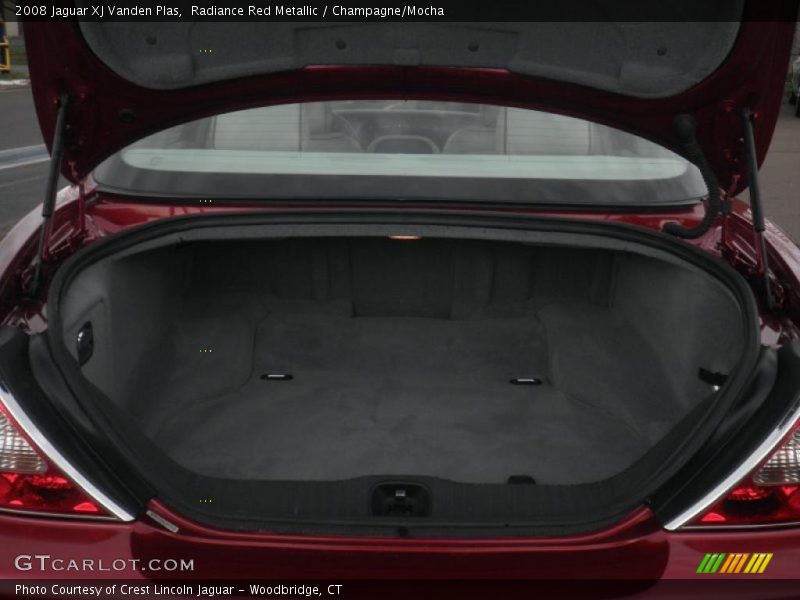 Radiance Red Metallic / Champagne/Mocha 2008 Jaguar XJ Vanden Plas