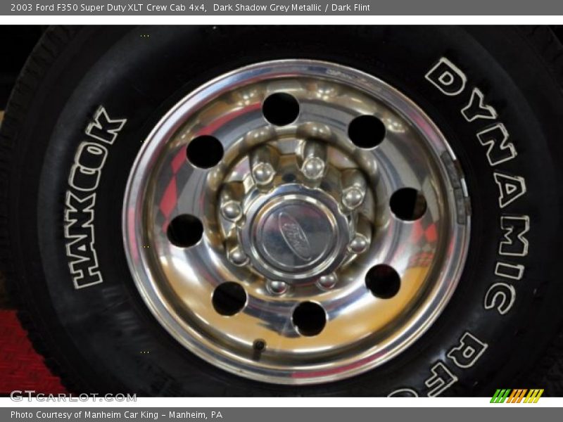 Dark Shadow Grey Metallic / Dark Flint 2003 Ford F350 Super Duty XLT Crew Cab 4x4