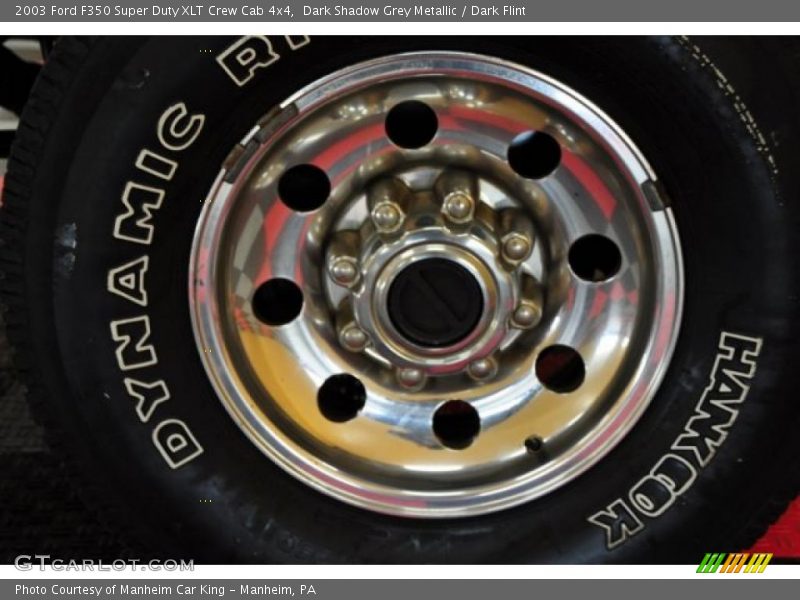 Dark Shadow Grey Metallic / Dark Flint 2003 Ford F350 Super Duty XLT Crew Cab 4x4
