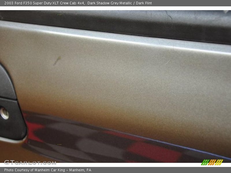 Dark Shadow Grey Metallic / Dark Flint 2003 Ford F350 Super Duty XLT Crew Cab 4x4