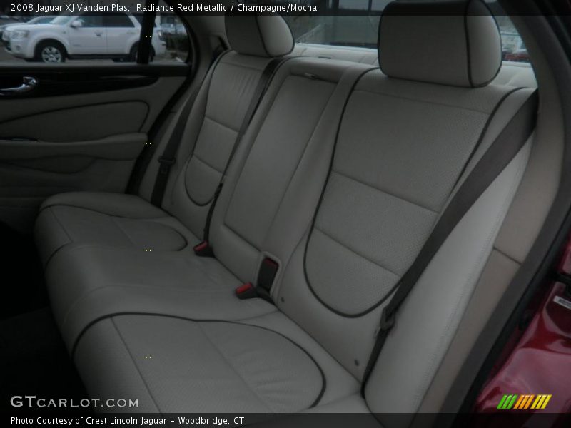 Radiance Red Metallic / Champagne/Mocha 2008 Jaguar XJ Vanden Plas
