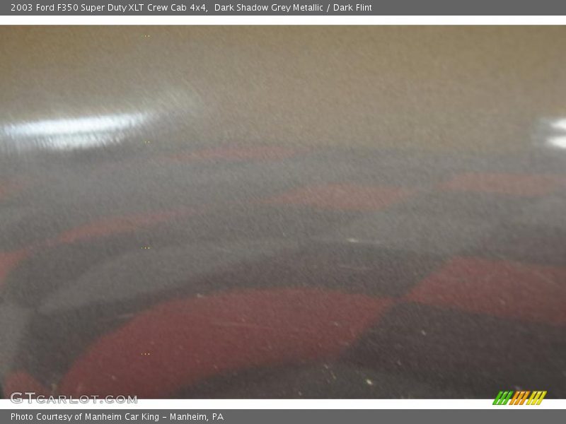 Dark Shadow Grey Metallic / Dark Flint 2003 Ford F350 Super Duty XLT Crew Cab 4x4